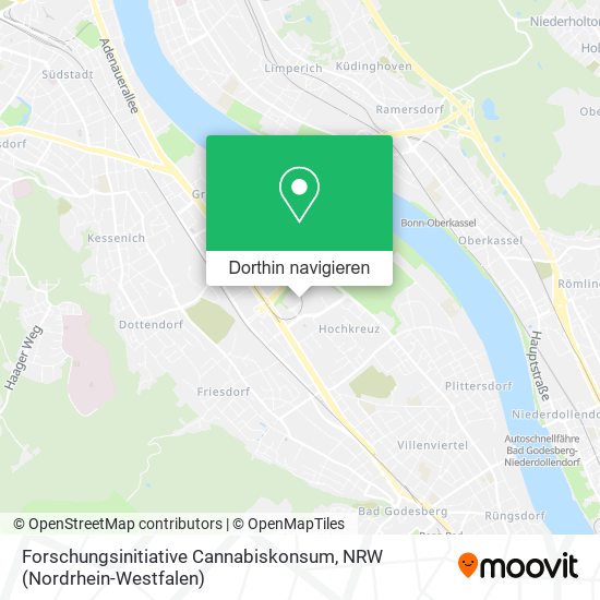 Forschungsinitiative Cannabiskonsum Karte