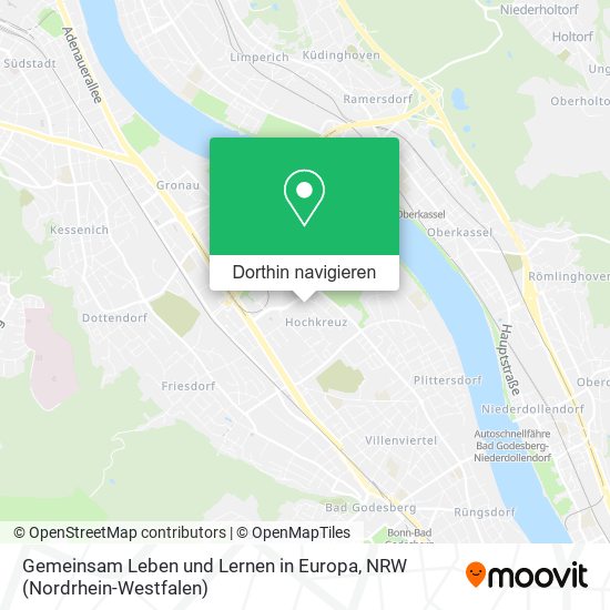 Gemeinsam Leben und Lernen in Europa Karte