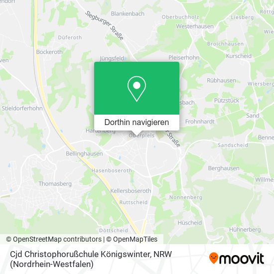 Cjd Christophorußchule Königswinter Karte