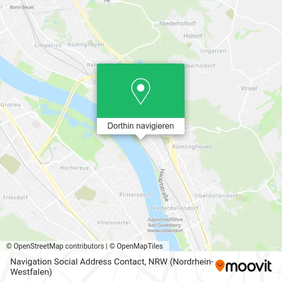 Navigation Social Address Contact Karte