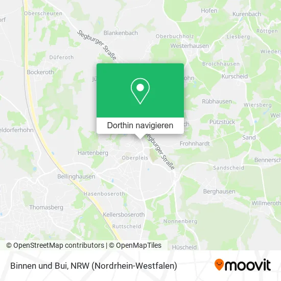 Binnen und Bui Karte