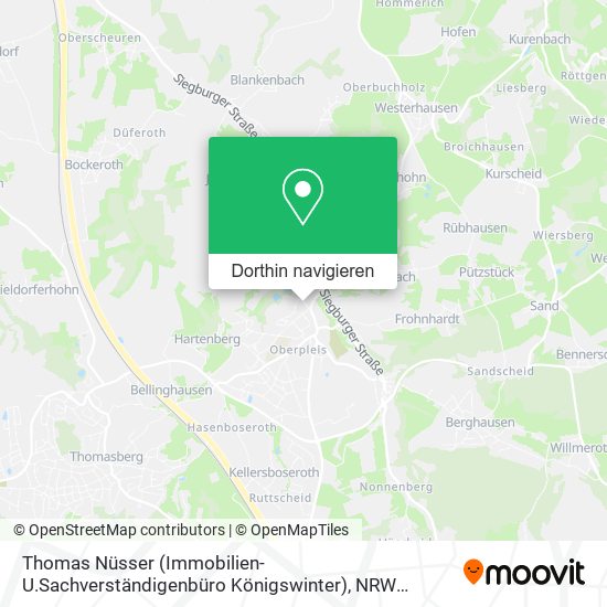 Thomas Nüsser (Immobilien-U.Sachverständigenbüro Königswinter) Karte