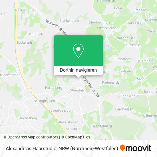 Alexandrras Haarstudio Karte