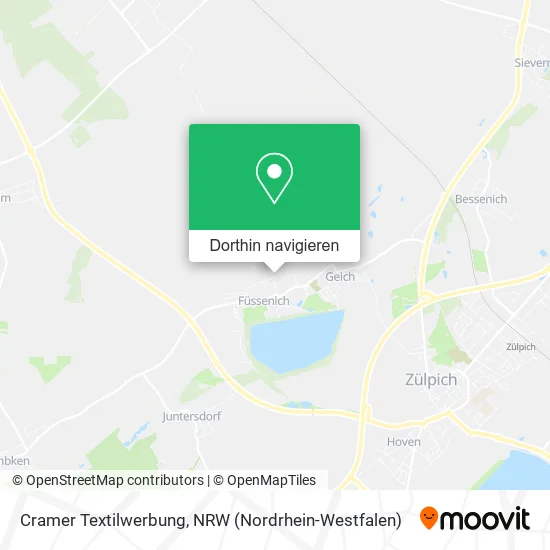 Cramer Textilwerbung Karte