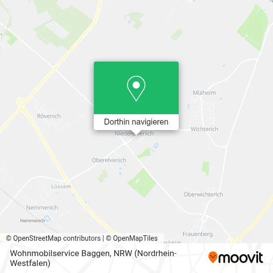 Wohnmobilservice Baggen Karte