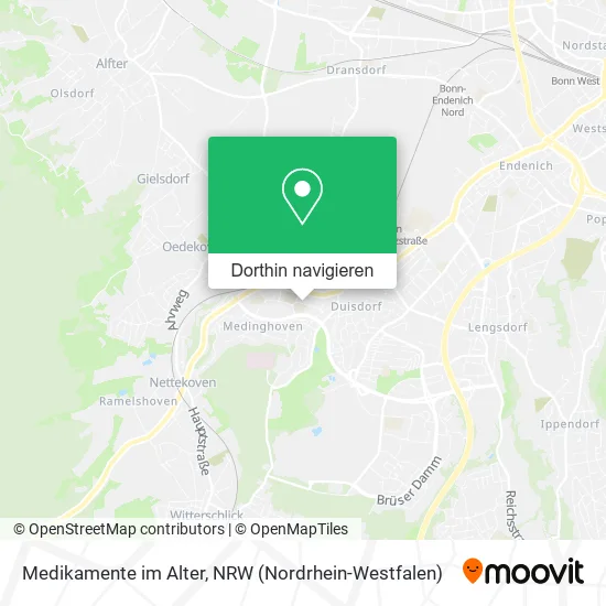 Medikamente im Alter Karte