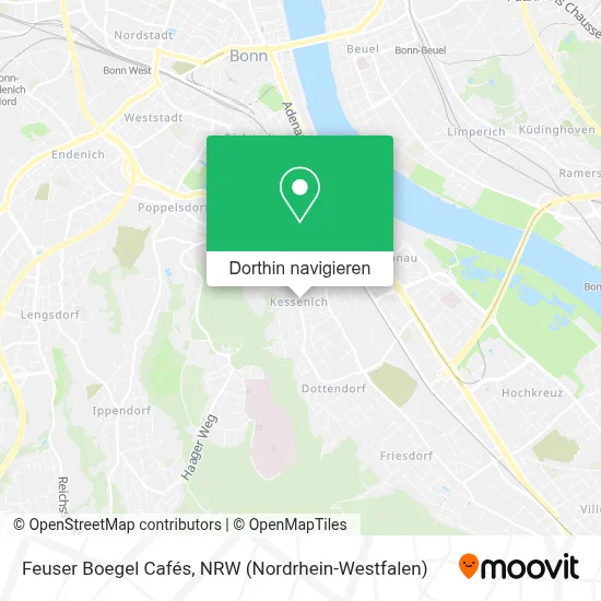 Feuser Boegel Cafés Karte