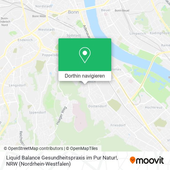 Liquid Balance Gesundheitspraxis im Pur Natur! Karte