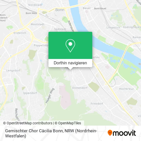 Gemischter Chor Cäcilia Bonn Karte