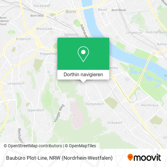 Baubüro Plot-Line Karte