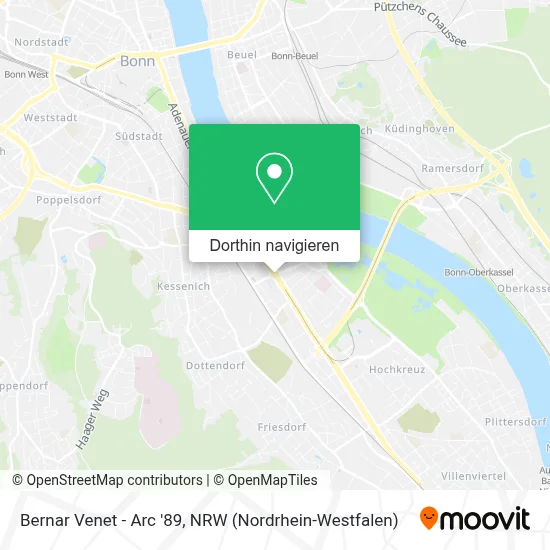 Bernar Venet - Arc '89 Karte