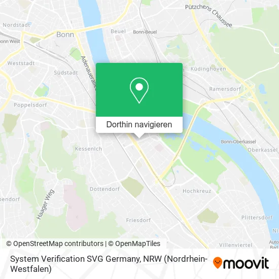 System Verification SVG Germany Karte