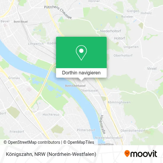 Königszahn Karte