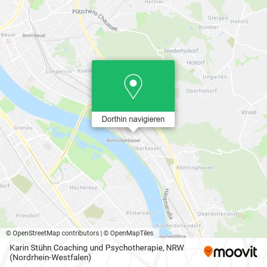 Karin Stühn Coaching und Psychotherapie Karte