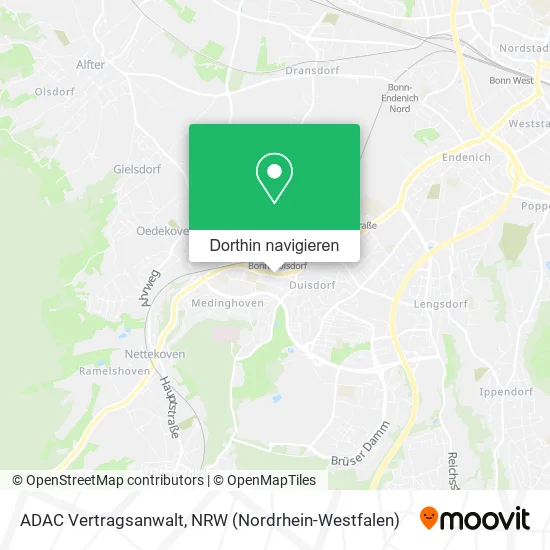 ADAC Vertragsanwalt Karte