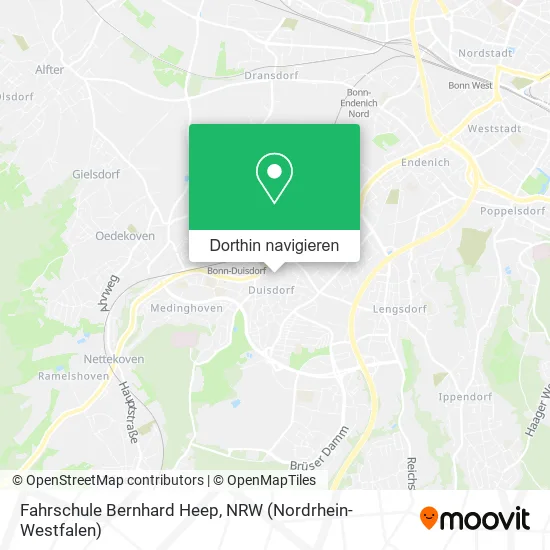 Fahrschule Bernhard Heep Karte