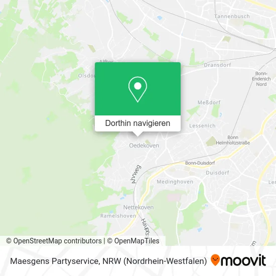 Maesgens Partyservice Karte