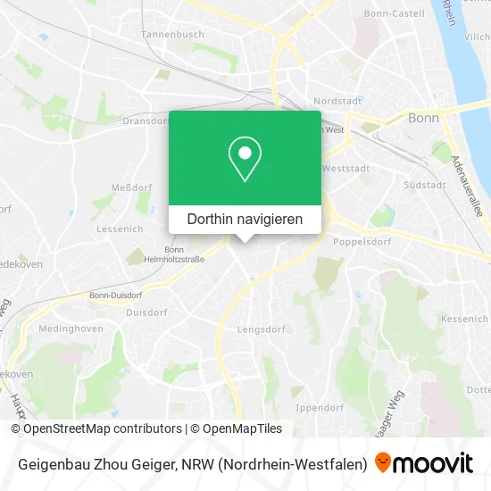 Geigenbau Zhou Geiger Karte