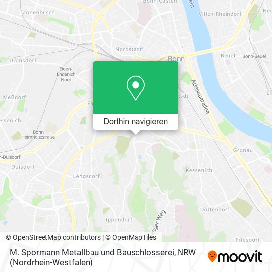 M. Spormann Metallbau und Bauschlosserei Karte