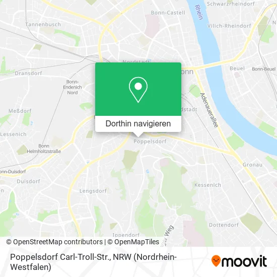 Poppelsdorf Carl-Troll-Str. Karte