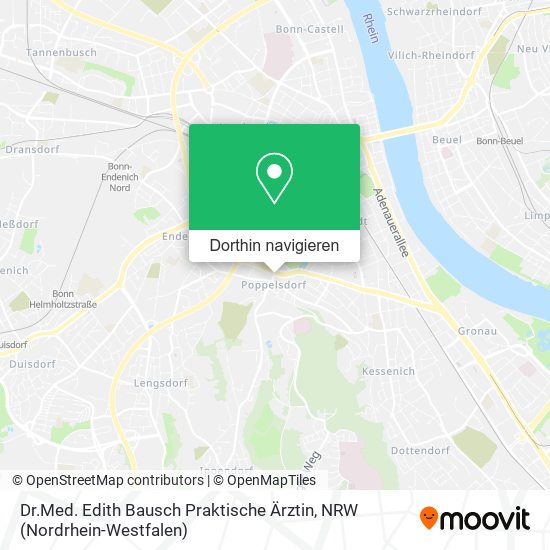 Dr.Med. Edith Bausch Praktische Ärztin Karte
