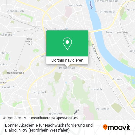 Bonner Akademie für Nachwuchsförderung und Dialog Karte