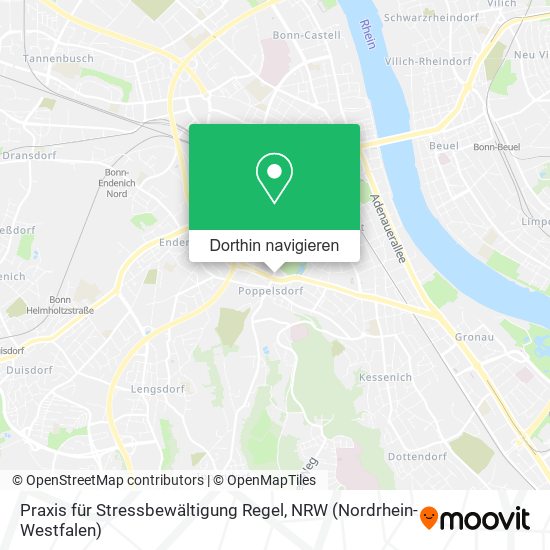 Praxis für Stressbewältigung Regel Karte