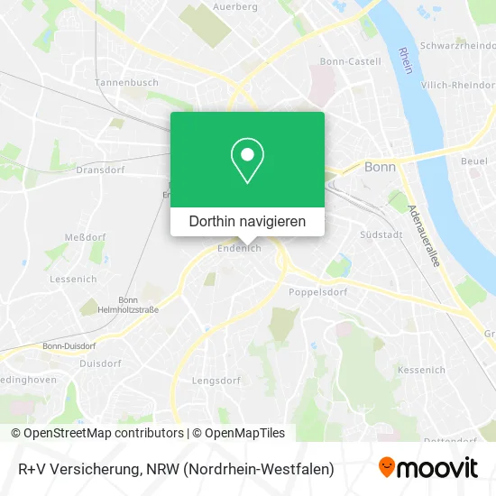 R+V Versicherung Karte