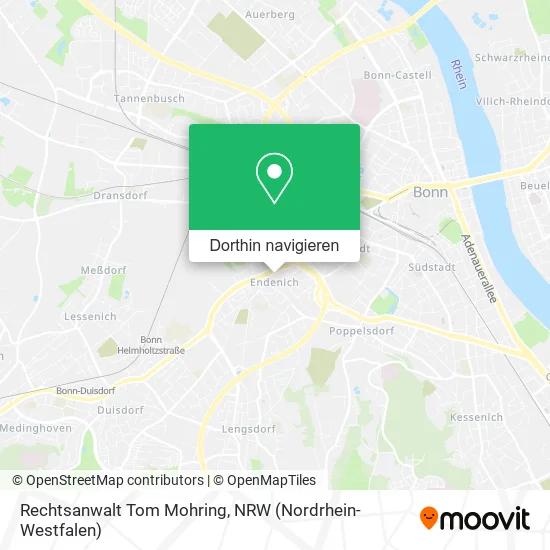 Rechtsanwalt Tom Mohring Karte