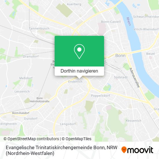 Evangelische Trinitatiskirchengemeinde Bonn Karte