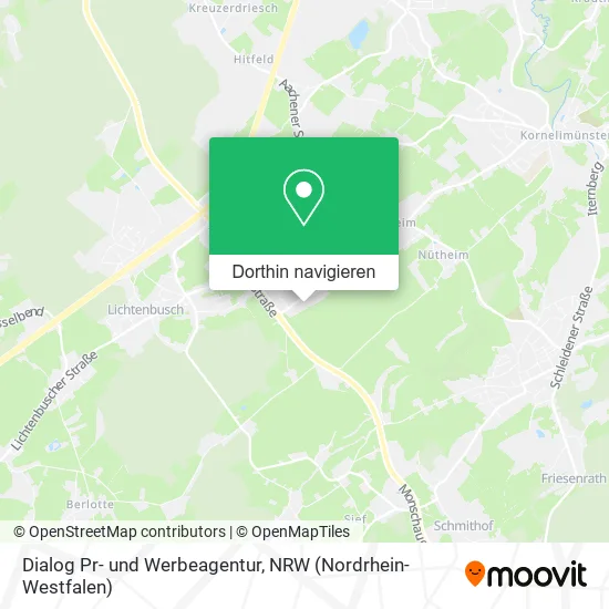 Dialog Pr- und Werbeagentur Karte