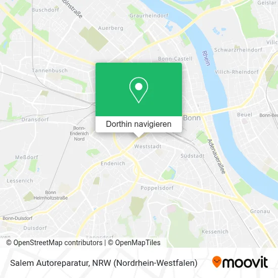 Salem Autoreparatur Karte