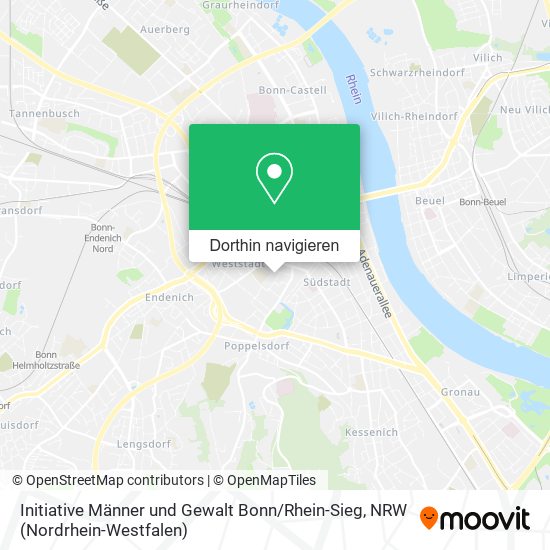 Initiative Männer und Gewalt Bonn / Rhein-Sieg Karte