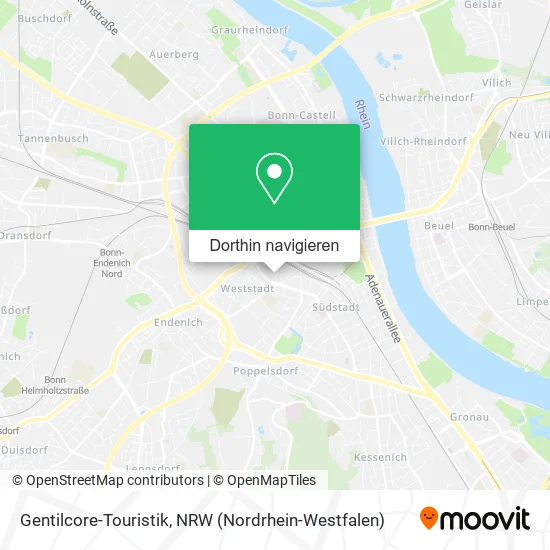 Gentilcore-Touristik Karte