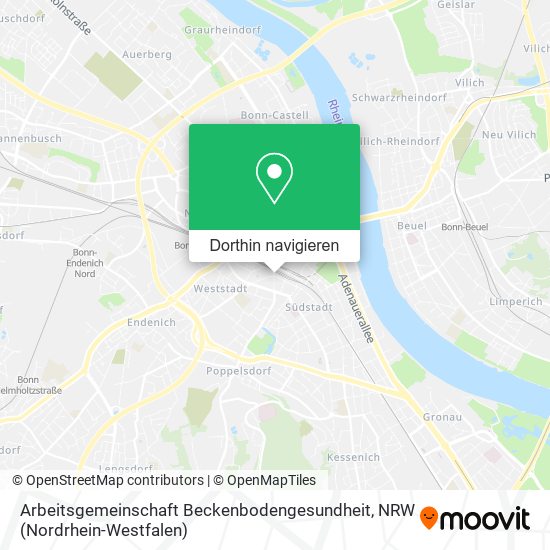 Arbeitsgemeinschaft Beckenbodengesundheit Karte