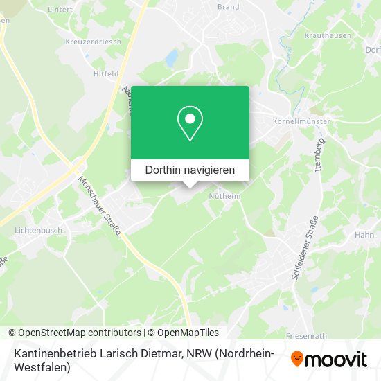 Kantinenbetrieb Larisch Dietmar Karte
