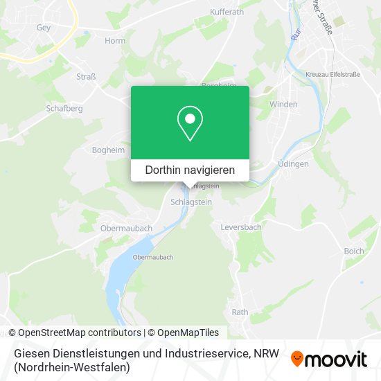 Giesen Dienstleistungen und Industrieservice Karte