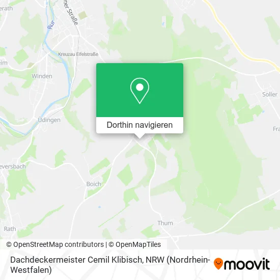 Dachdeckermeister Cemil Klibisch Karte