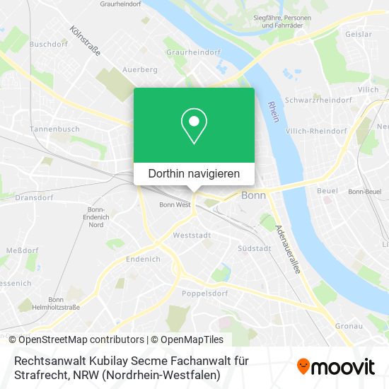 Rechtsanwalt Kubilay Secme Fachanwalt für Strafrecht Karte