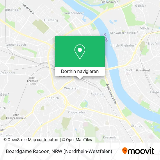 Boardgame Racoon Karte