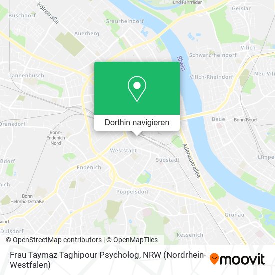 Frau Taymaz Taghipour Psycholog Karte