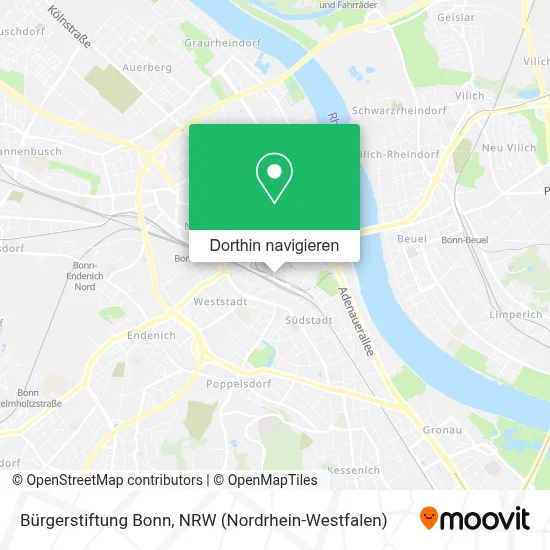 Bürgerstiftung Bonn Karte