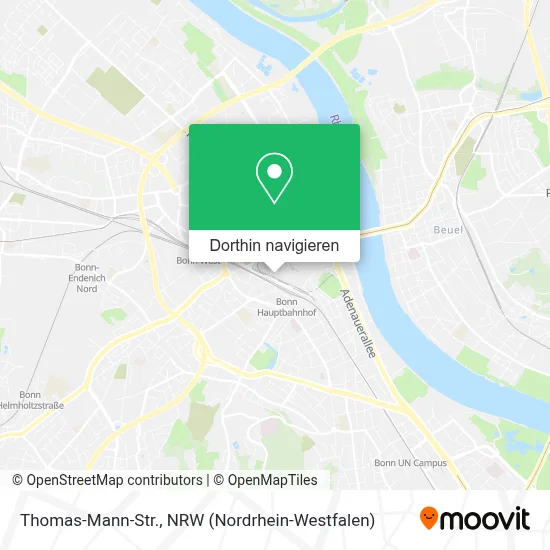 Thomas-Mann-Str. Karte