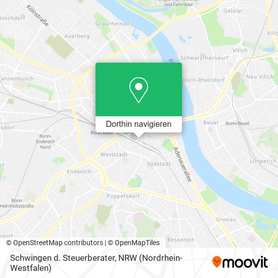 Schwingen d. Steuerberater Karte