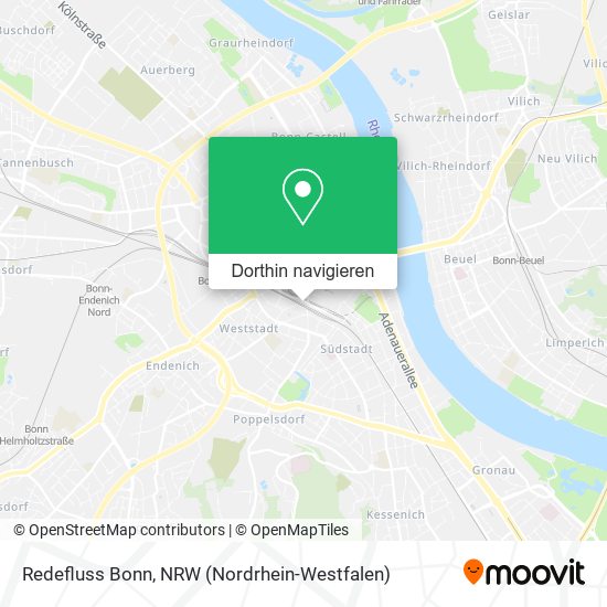 Redefluss Bonn Karte