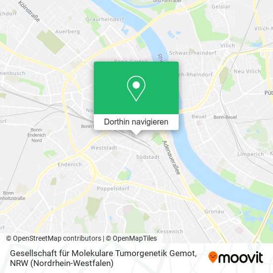 Gesellschaft für Molekulare Tumorgenetik Gemot Karte