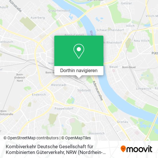 Kombiverkehr Deutsche Gesellschaft für Kombinierten Güterverkehr Karte