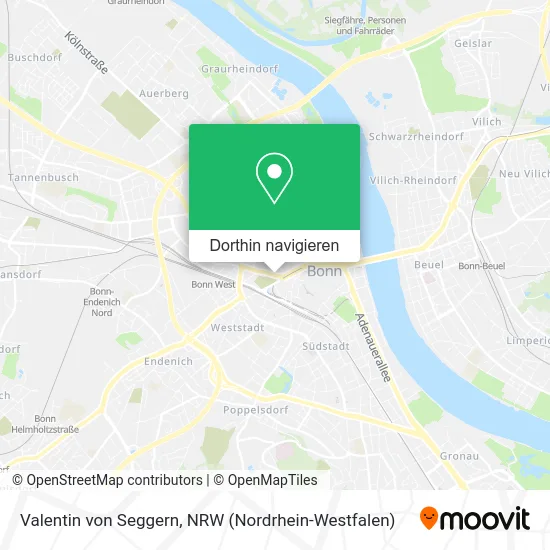 Valentin von Seggern Karte