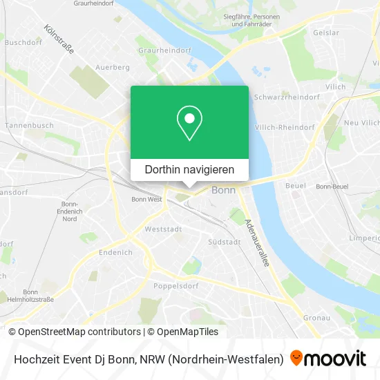 Hochzeit Event Dj Bonn Karte