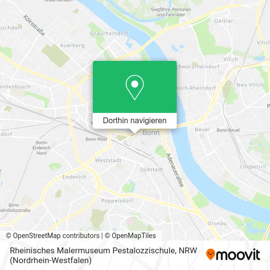 Rheinisches Malermuseum Pestalozzischule Karte